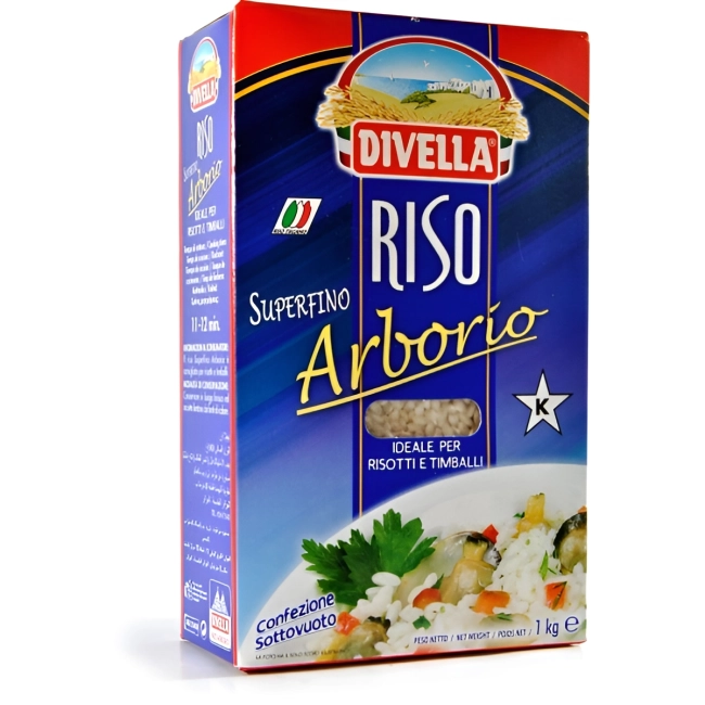 Gạo Ý Chuyên Làm Món Risotto - RISO ARBORIO DIVELLA 1Kg [Nhập Khẩu Ý]
