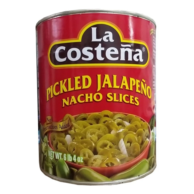 Ớt Lát Ngâm Pickled Jalapeno Nacho Slices 2,8 Kg 